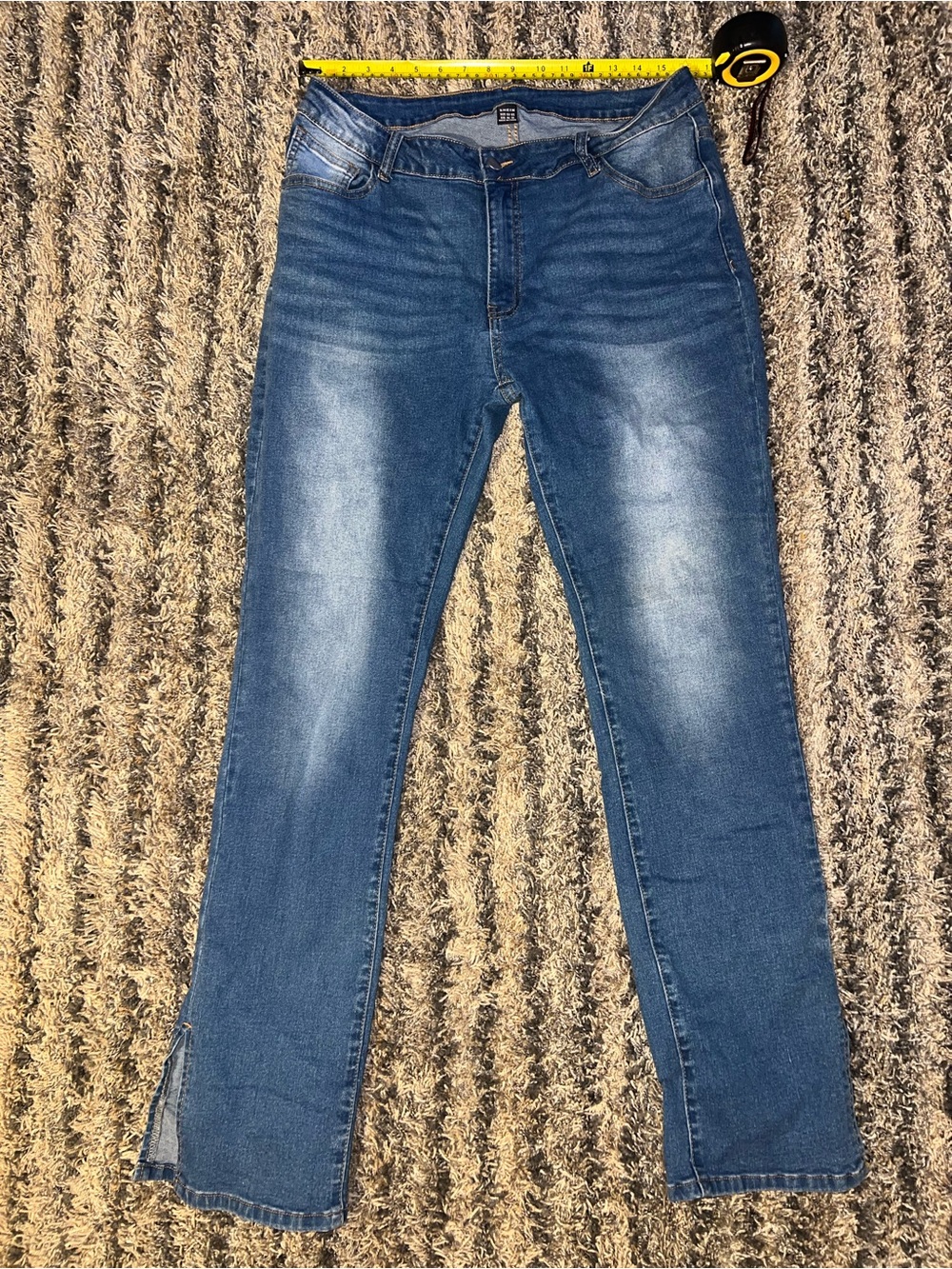 SHEIN Men's Medium Blue Bootcut Stretch Jeans